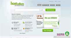 Desktop Screenshot of hostedium.com
